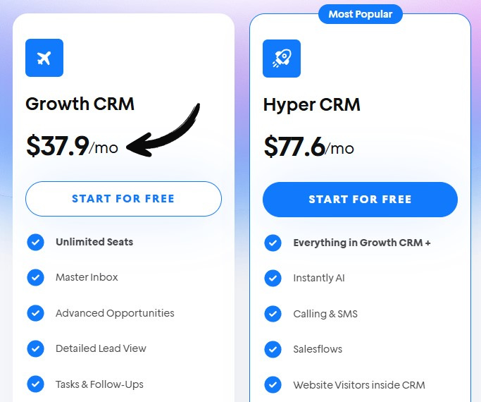 Instantly Pricing