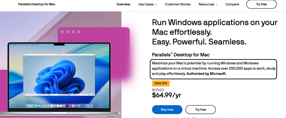 Parallels Desktop for Mac Image