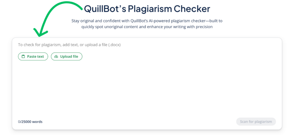 QuillBot Plagiarism Checker