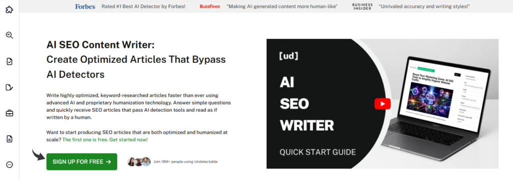 Undetectable AI SEO Content Writer