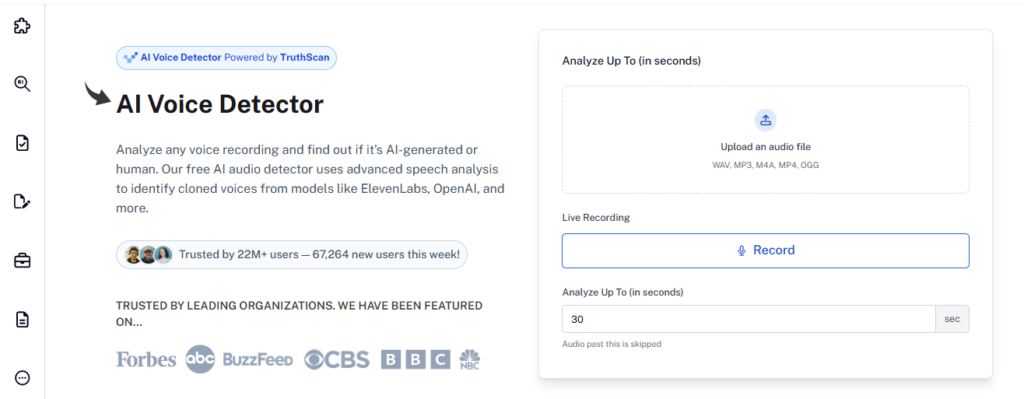 Undetectable AI Voice Detector