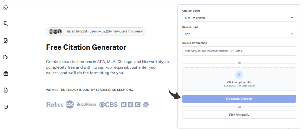 Undetectable Citation Generator