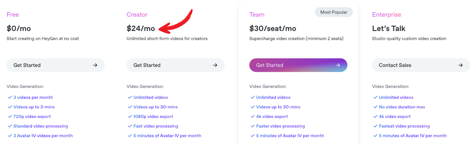 heygen pricing 1