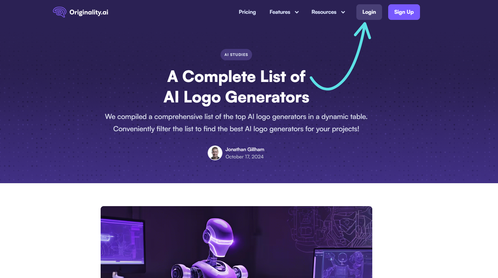 originality homepage