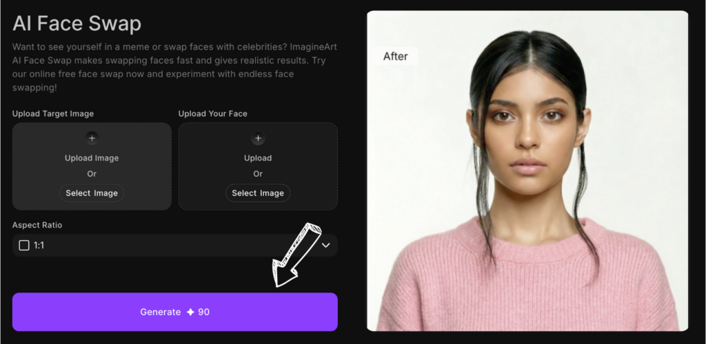 imagine AI Face Swap