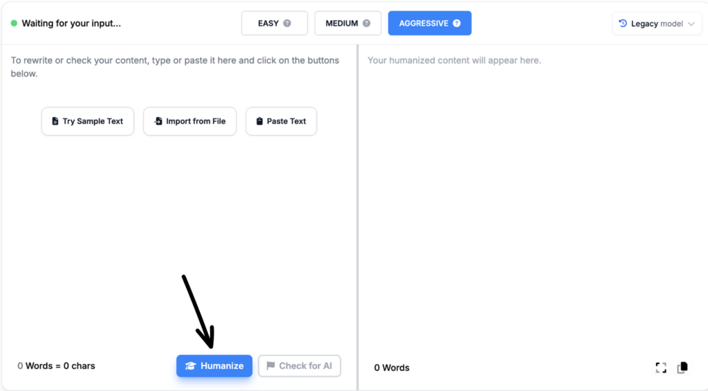 phrasly ai AI Humanizer