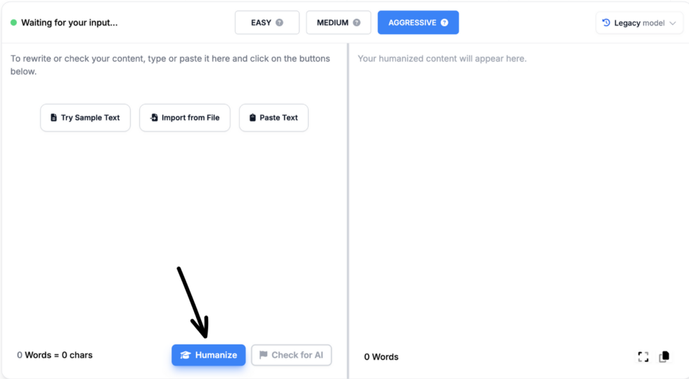 مُحوِّل الذكاء الاصطناعي للشخصيات