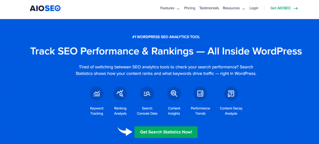 AIOSEO SEO Analytics Tool