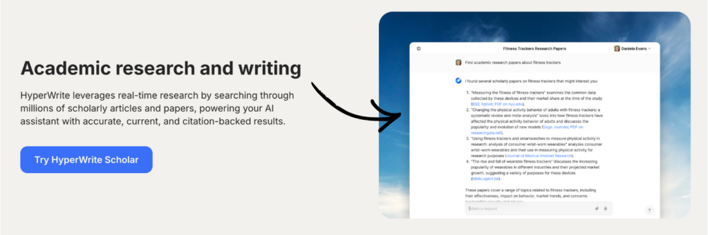 HyperWrite AI Review: How to Automate Your Writing in 2026? 5 hyperwrite Academic research and writing