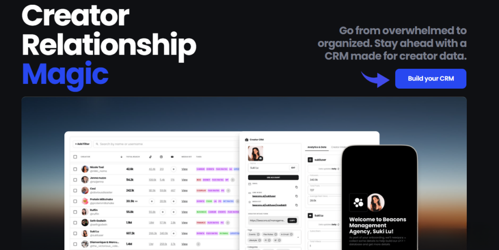 Beacons AI Creator CRM