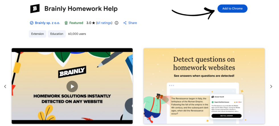 Brainly Browser Extention