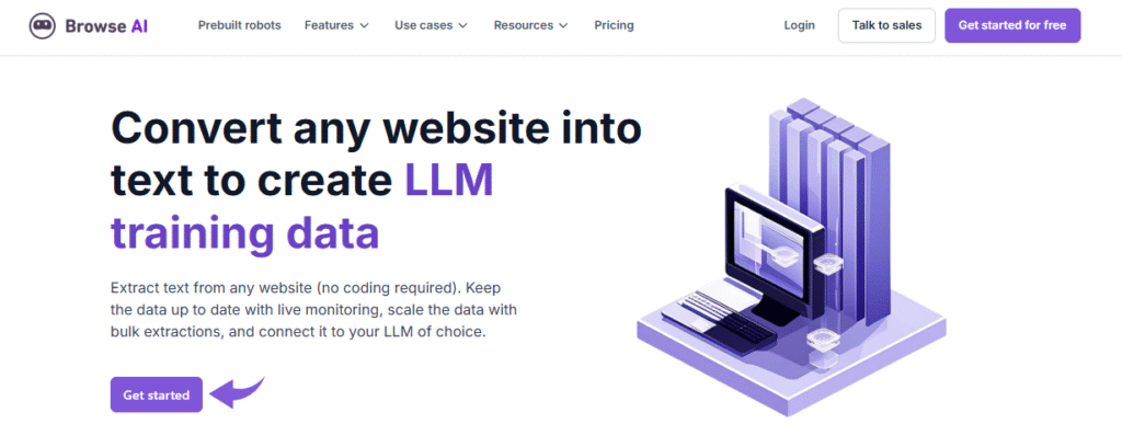 Browse AI LLM Data Extraction