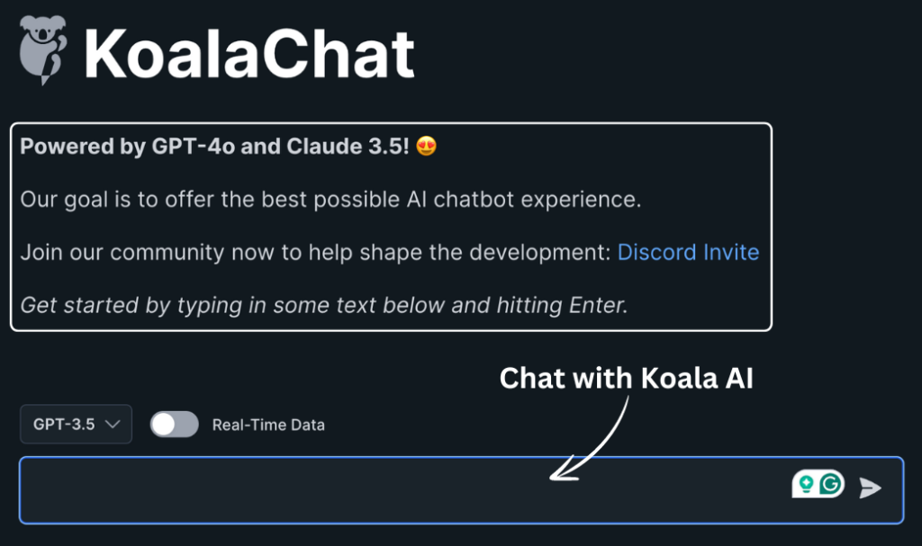 Chat with Koala AI
