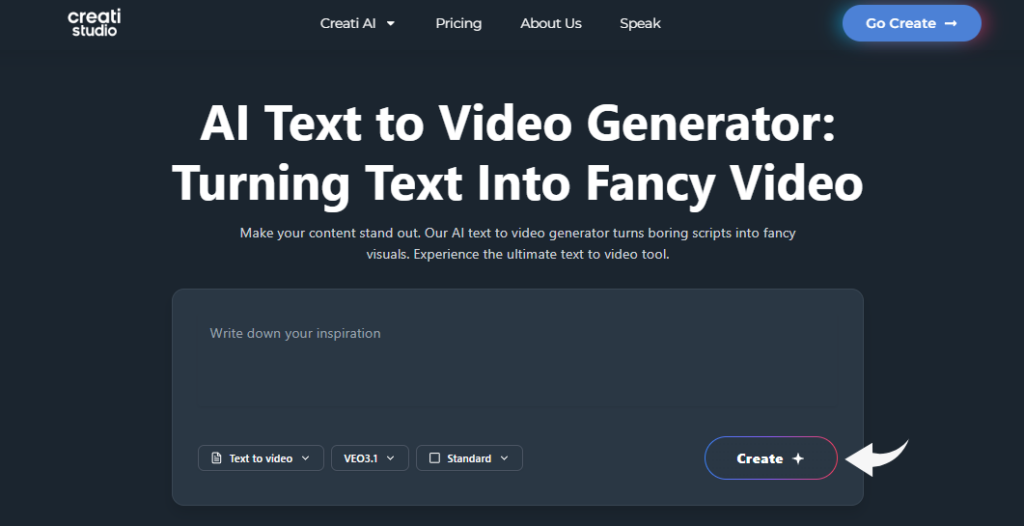 Creati Studio Review: Better Content Generation in 2026? 6 Creati Studio AI Text to Video Generator