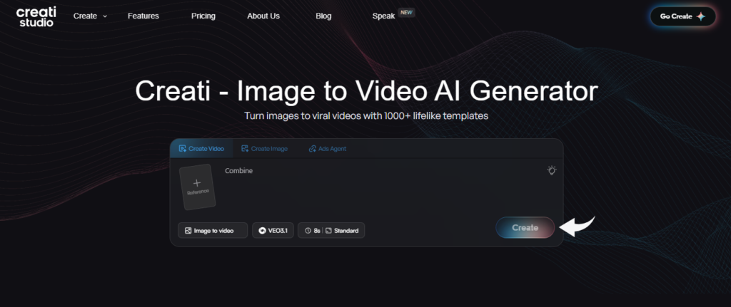Creati Studio Review: Better Content Generation in 2026? 7 Creati Studio Image to Video AI Generator