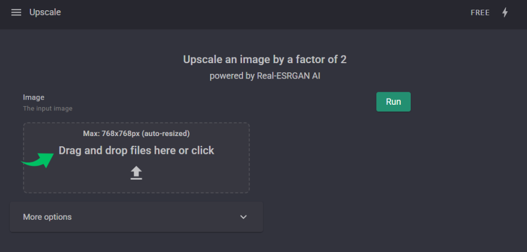 Dezgo AI Image Upscaler