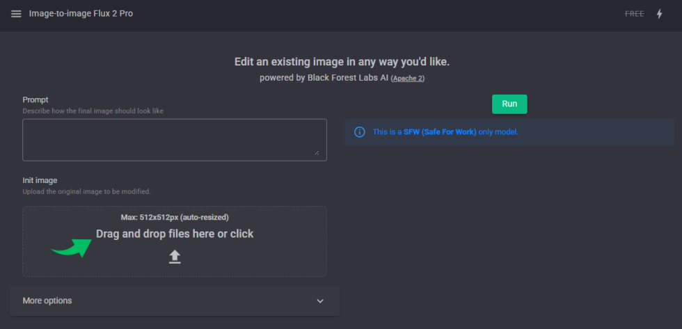Dezgo AI Image to Image