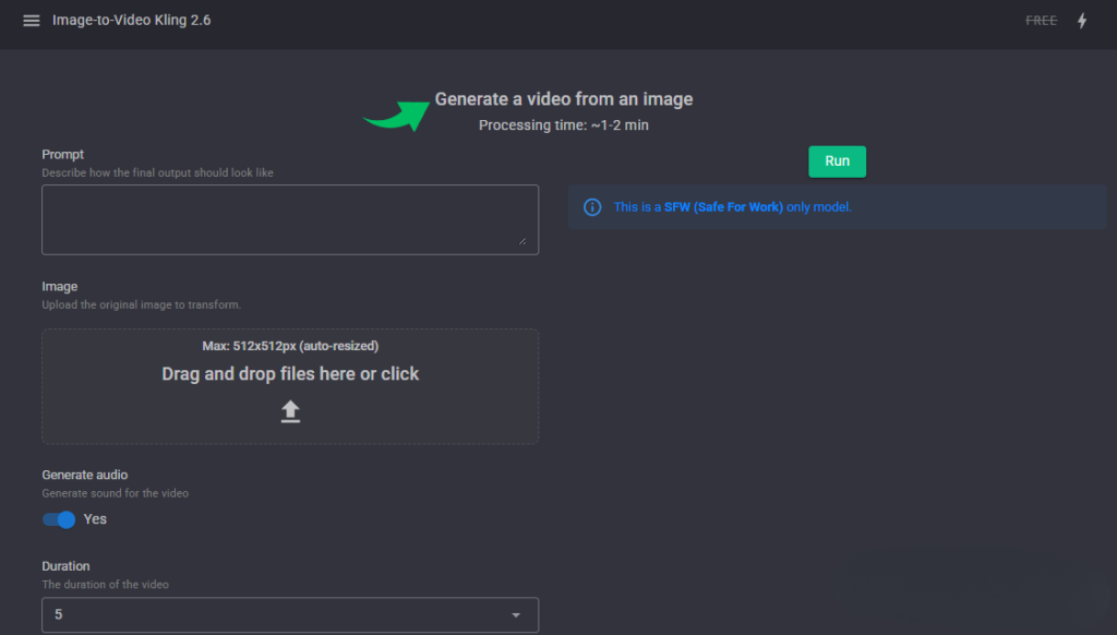 Dezgo AI Image to Video