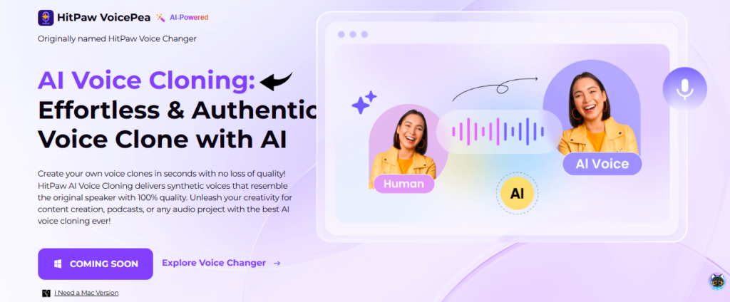 Hitpaw AI Voice Cloning