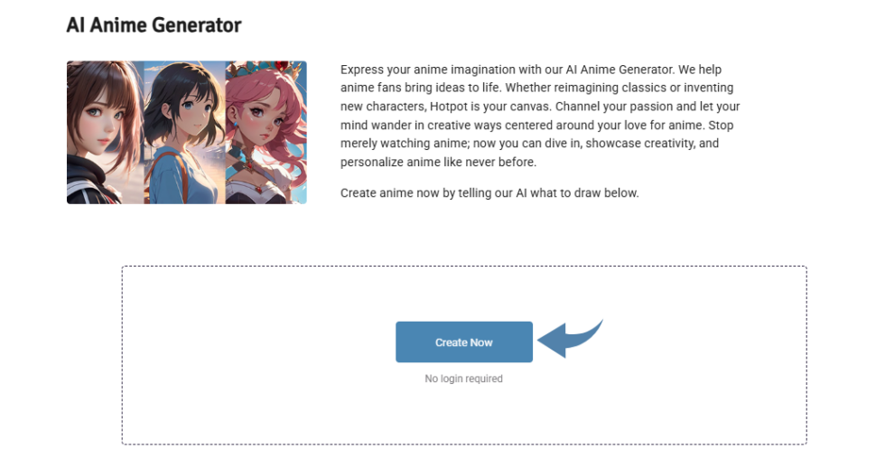 Hotpot AI Anime Generator Image