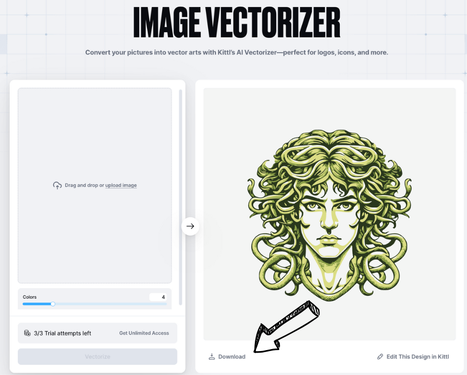 KITTL image vectorizer