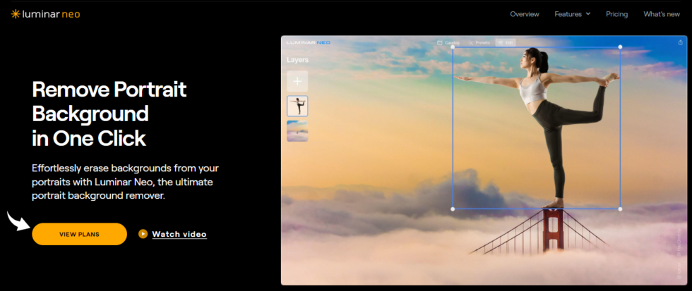 Luminar Neo AI Portrait Background Remover Image