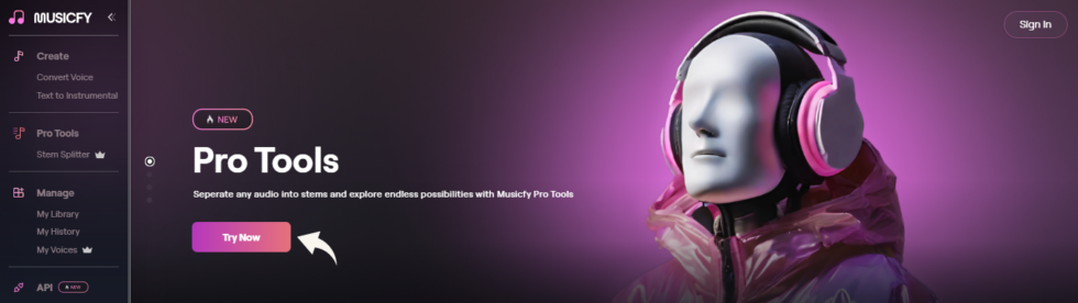 Musicfy Pro Tools Image