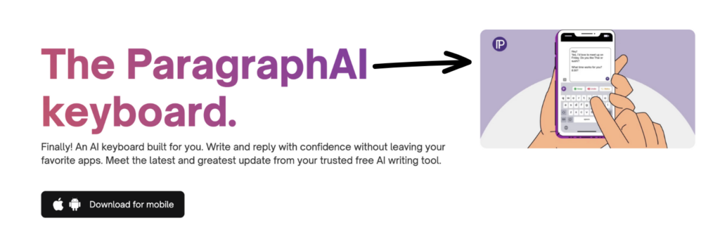 Paragraph AI Review: The Best AI Writing Assistant in 2026? 5 ParagraphAI keyboard.