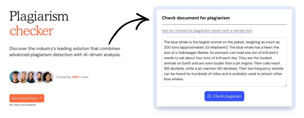 winstone AI Plagiarism checker