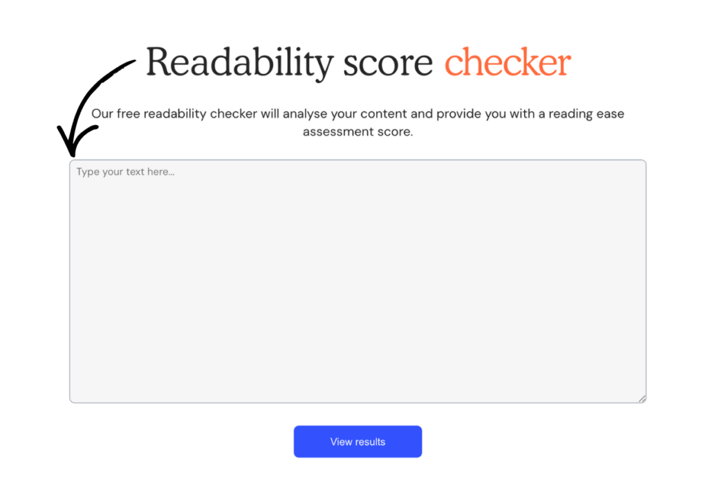 winstone AI Readability score checker