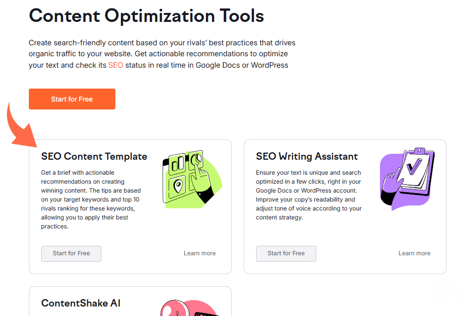 Semrush AI Content Optimizer