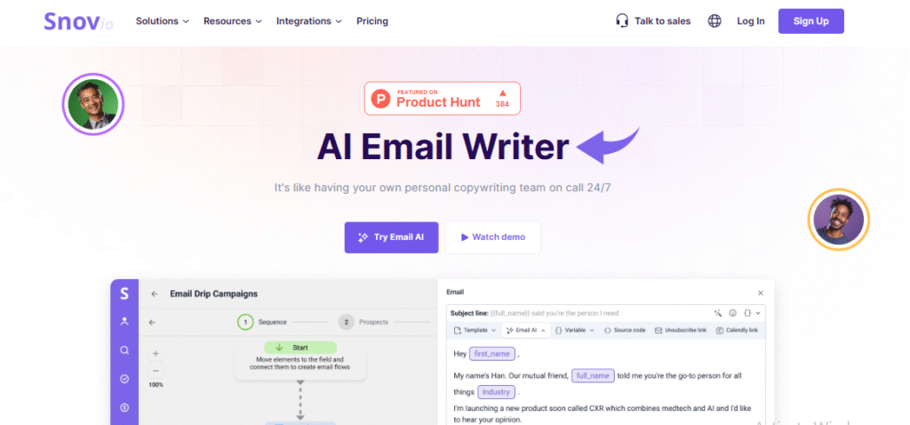 Snov AI Email Writer