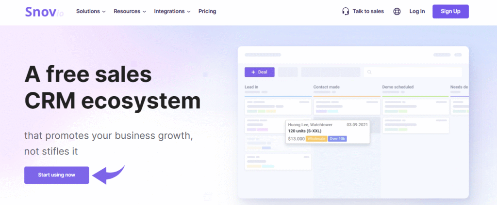 Snov Sales CRM