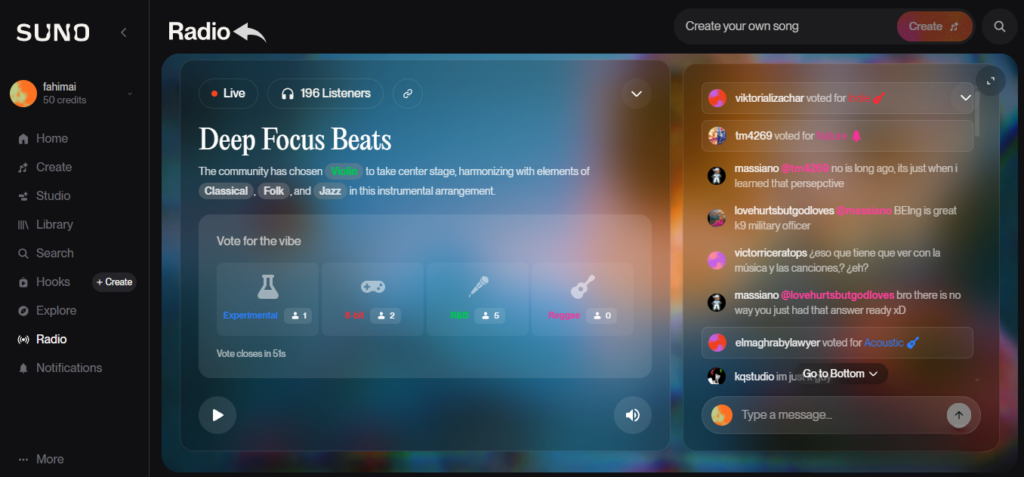 Suno AI Radio Channels