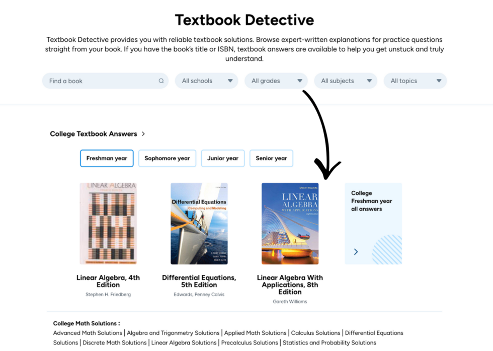 Brainly Textbook Detective
