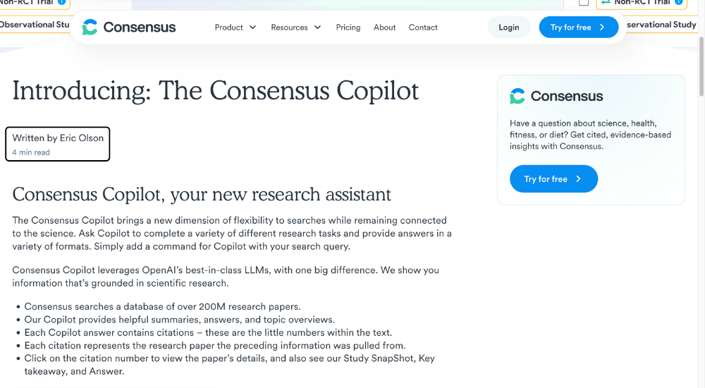 Consensus AI