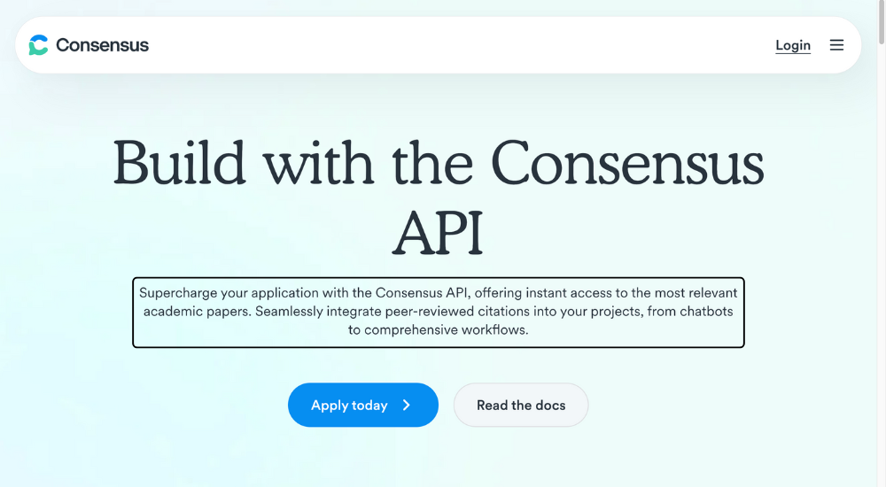 Consensus AI