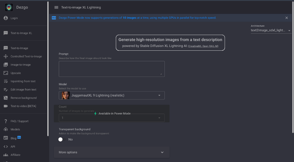 Dezgo AI
