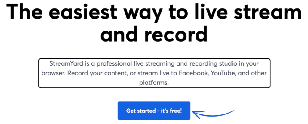 What is Streamyard?