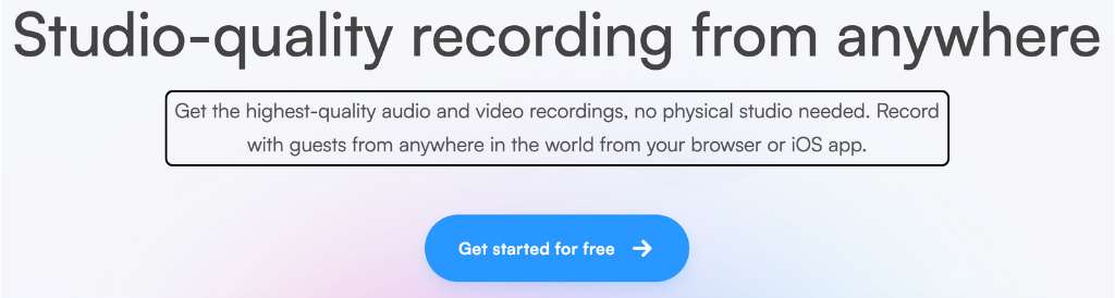 Zencastr Recording
