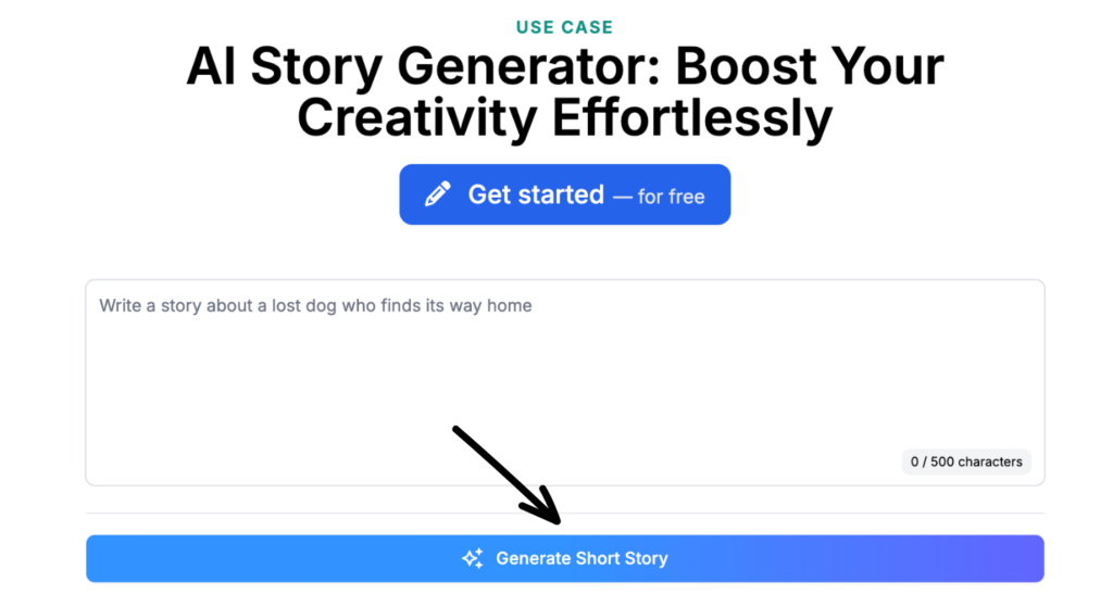 phrasly ai story generator