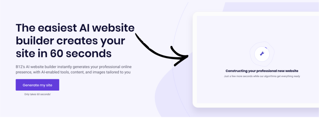 b12 ai website builder