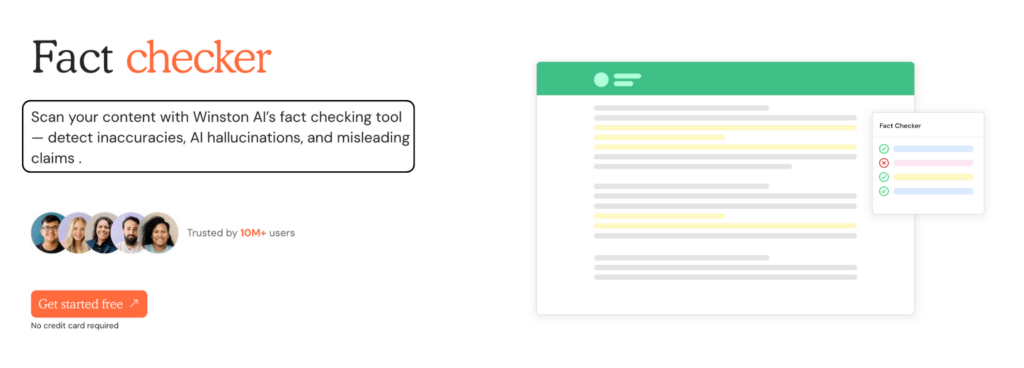 winstone AI fact checker