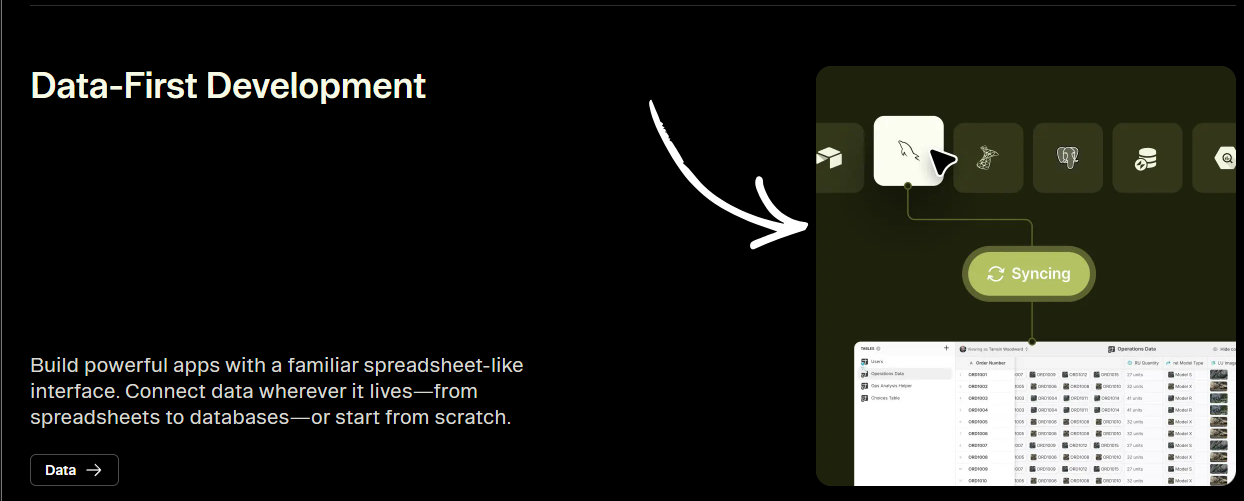 Glide Apps Data-First Development