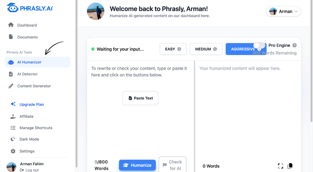 Phrasly AI