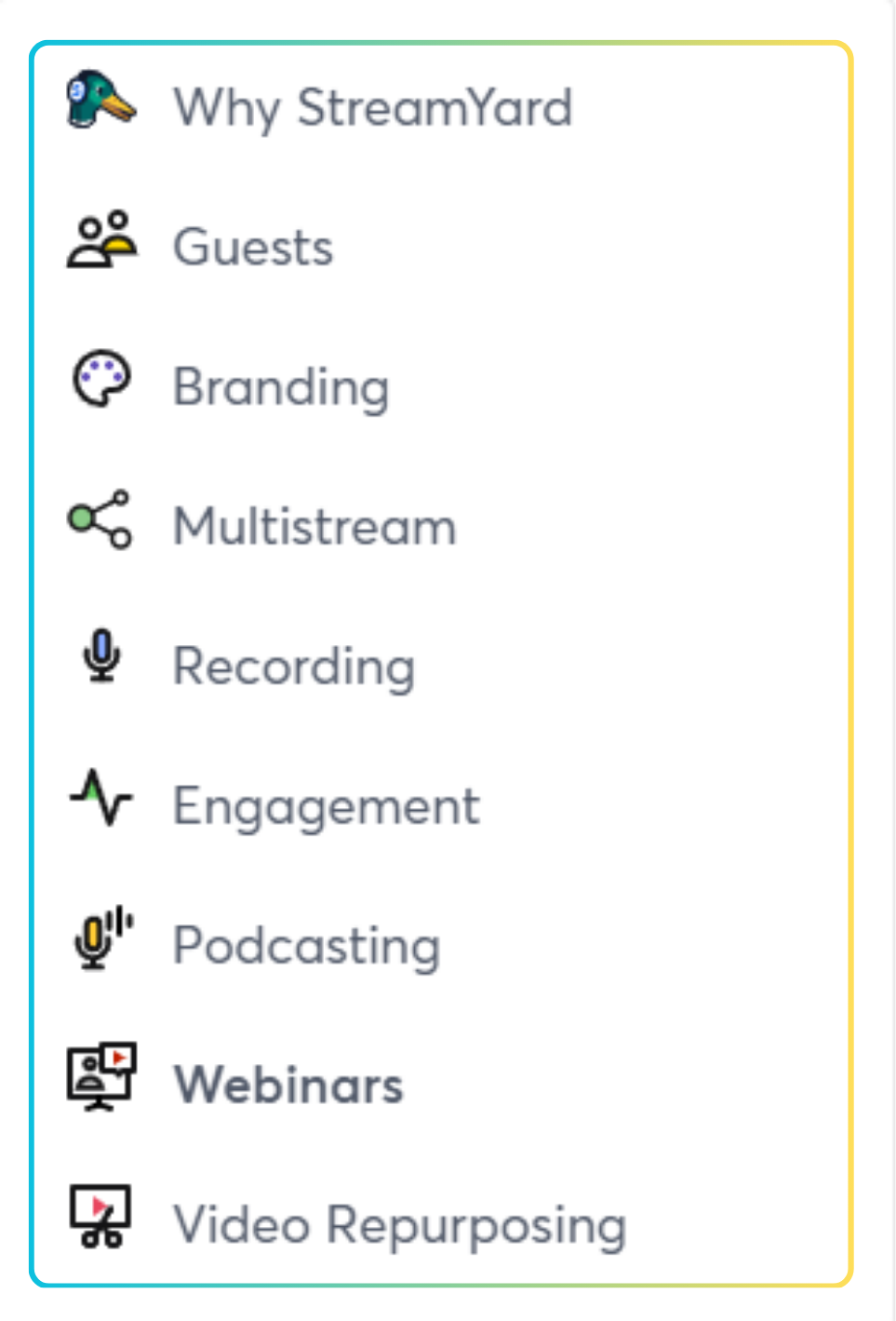 StreamYard Top Benefits