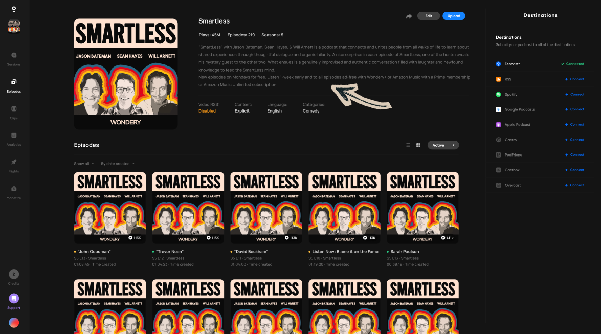 Zencastr Video & Audio Hosting