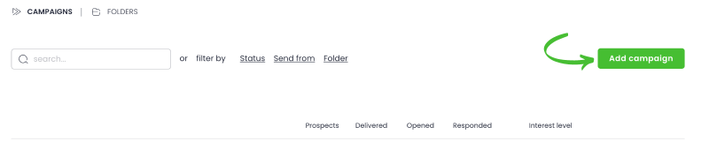 Add campaigns in Woodpecker