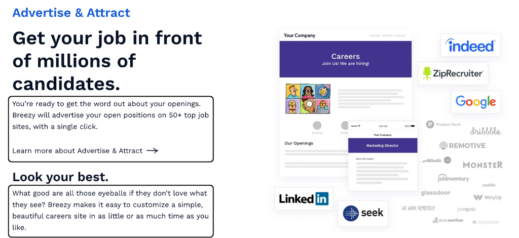 Advertise and attract with Breezy HR