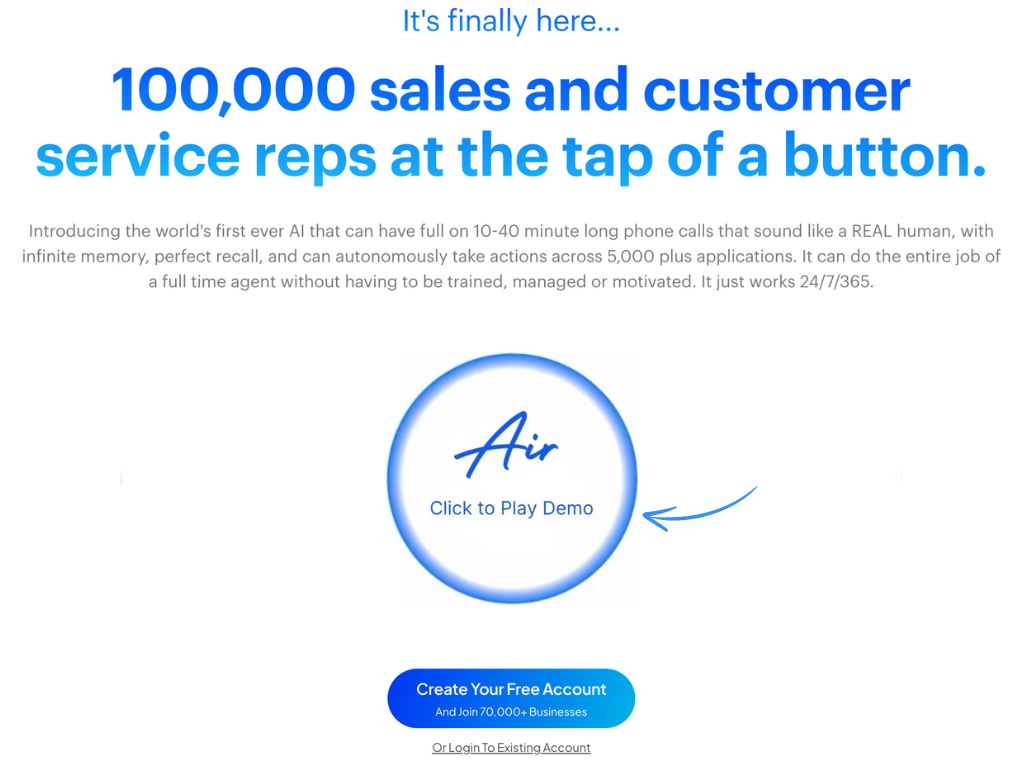 Air AI Homepage